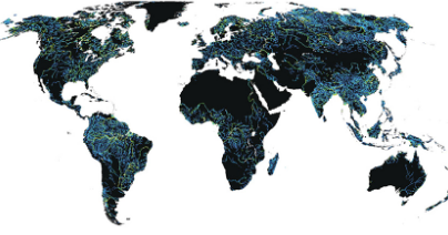 地球的河流覆蓋的土地比我們想象的多44％