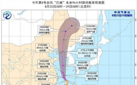 臺風(fēng)巴威最新報道 巴威或成史上最強登陸東北臺風(fēng)