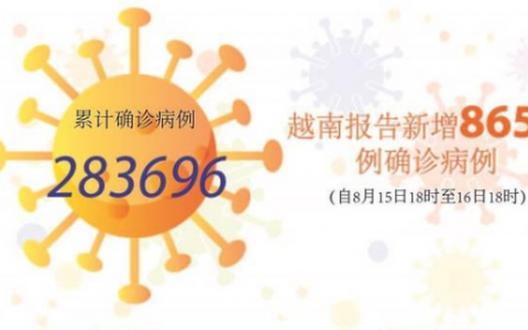 8月17日越南胡志明疫情最新實時數(shù)據(jù)消息公布  越南昨日新增確診病例8652例